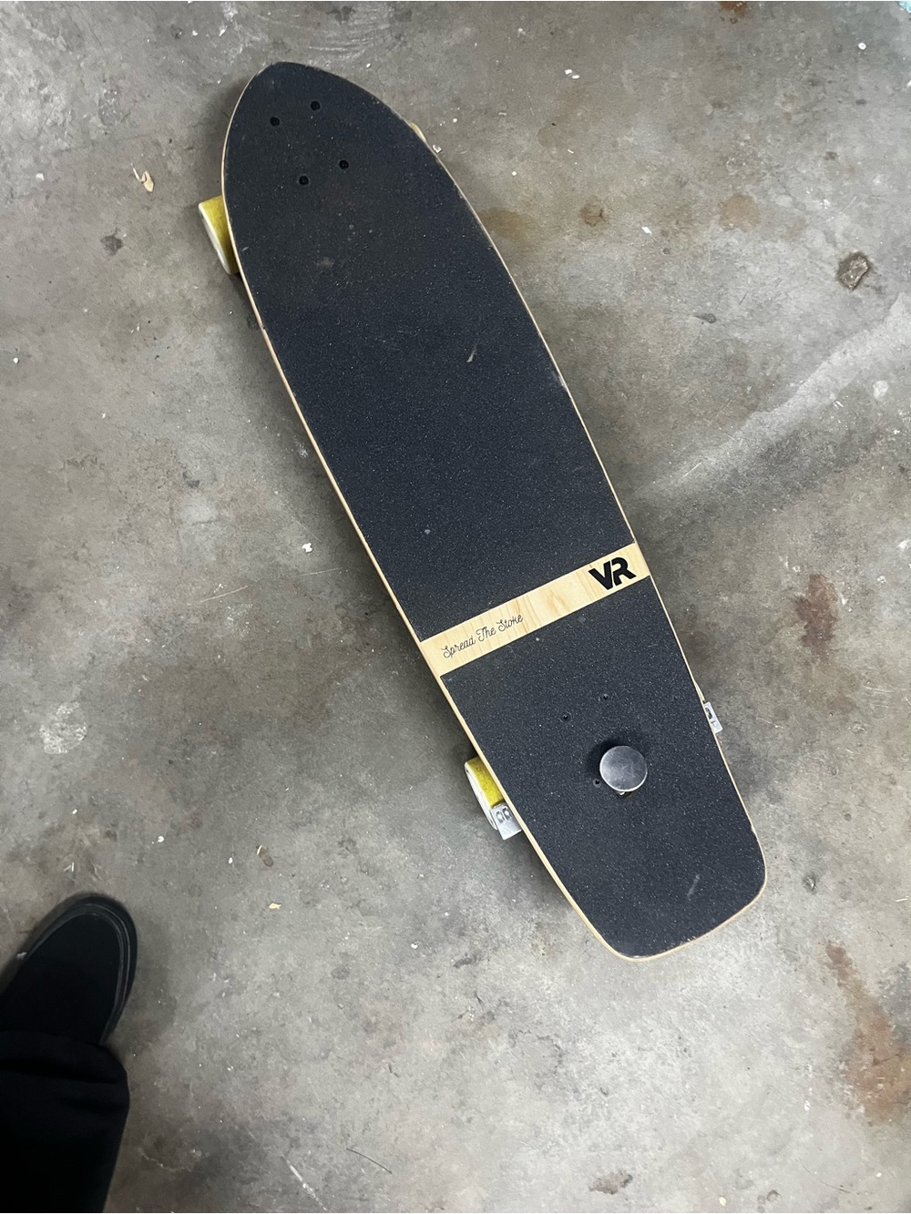 Black Grip Cruiser Skateboard with foot breaks